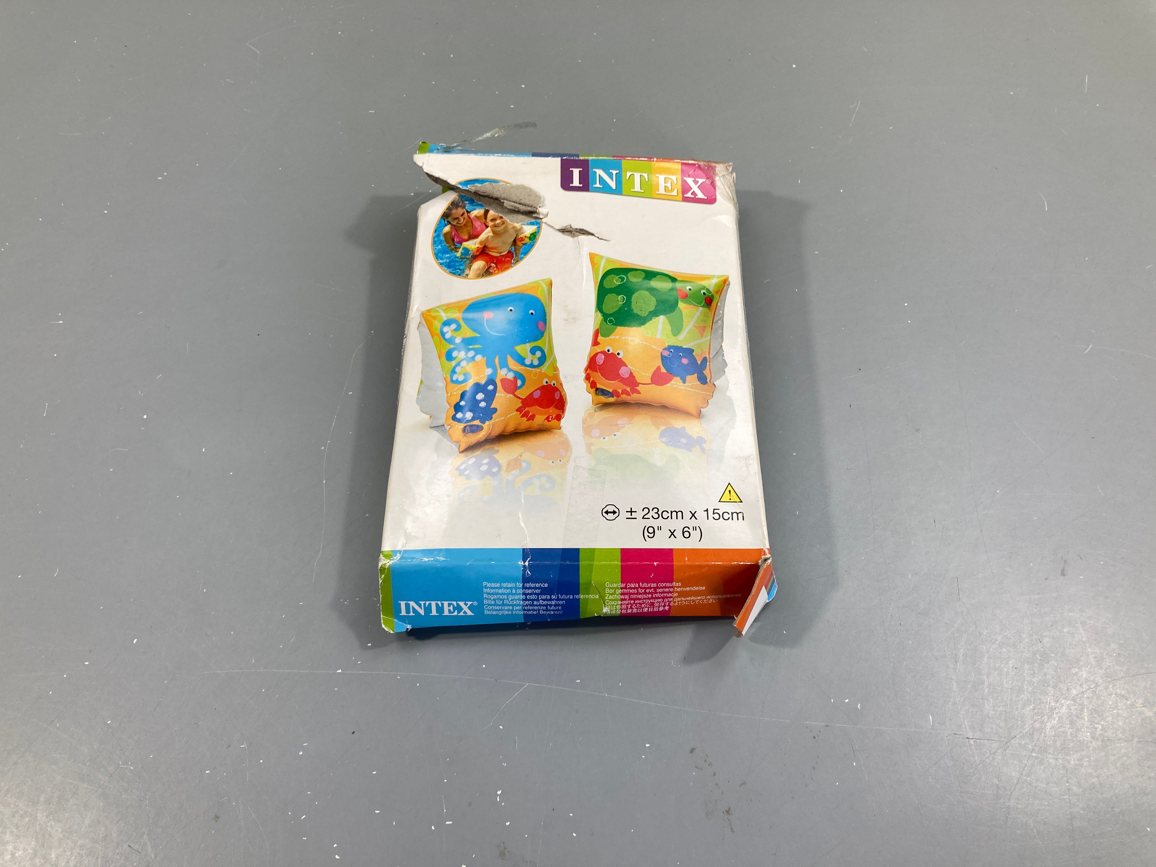 2 Brassards Intex animaux marins  18-30kg 3-6a