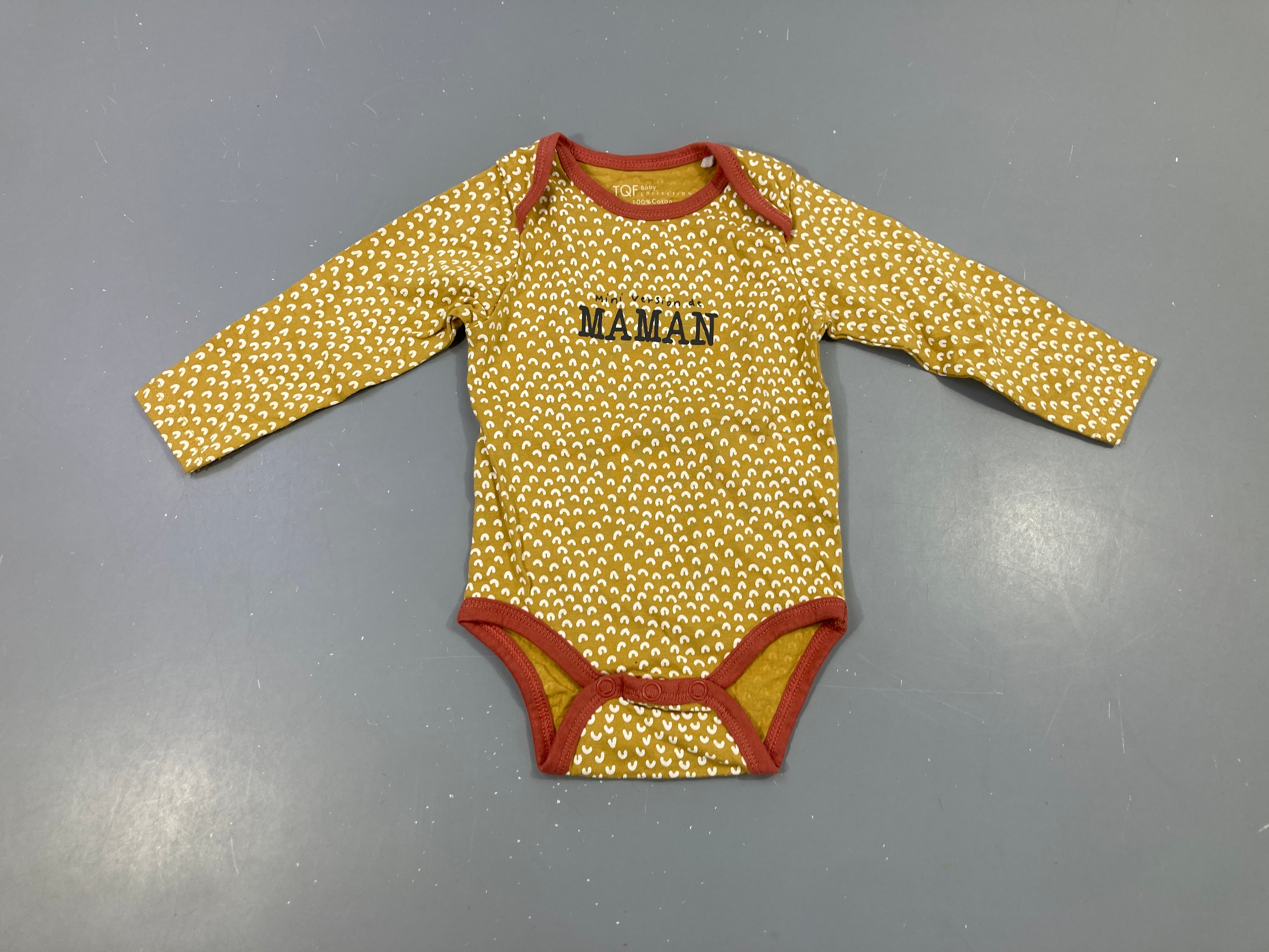 Body m.l jaune maman