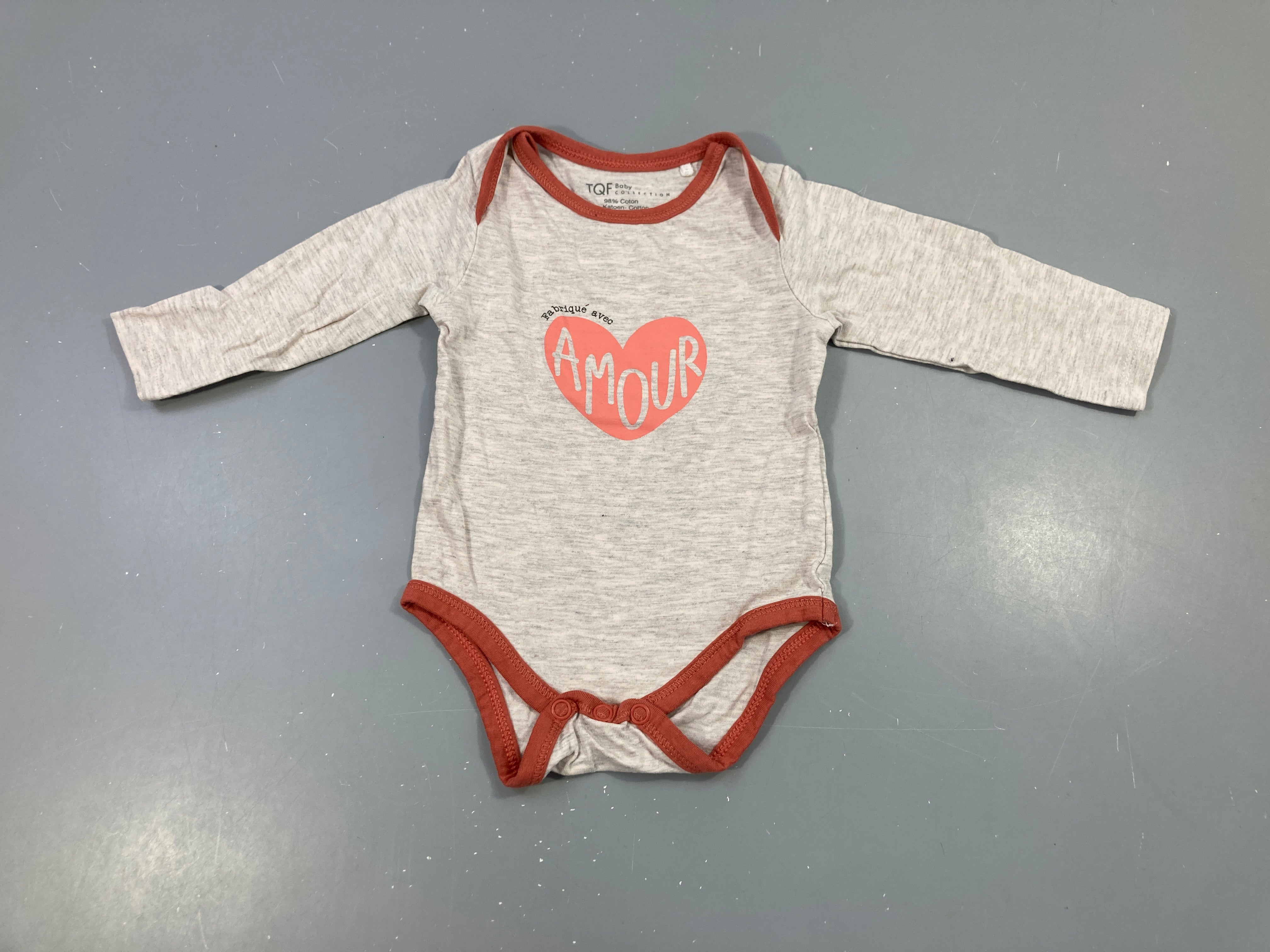 Body m.l gris flammé amour