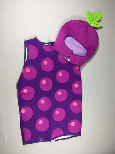 Déguisement fruité 3-6ans - fermeture velco de la nuque décousu, moins cher chez Petit Kiwi