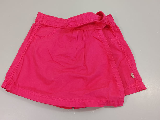 Jupe rose-short rose, moins cher chez Petit Kiwi