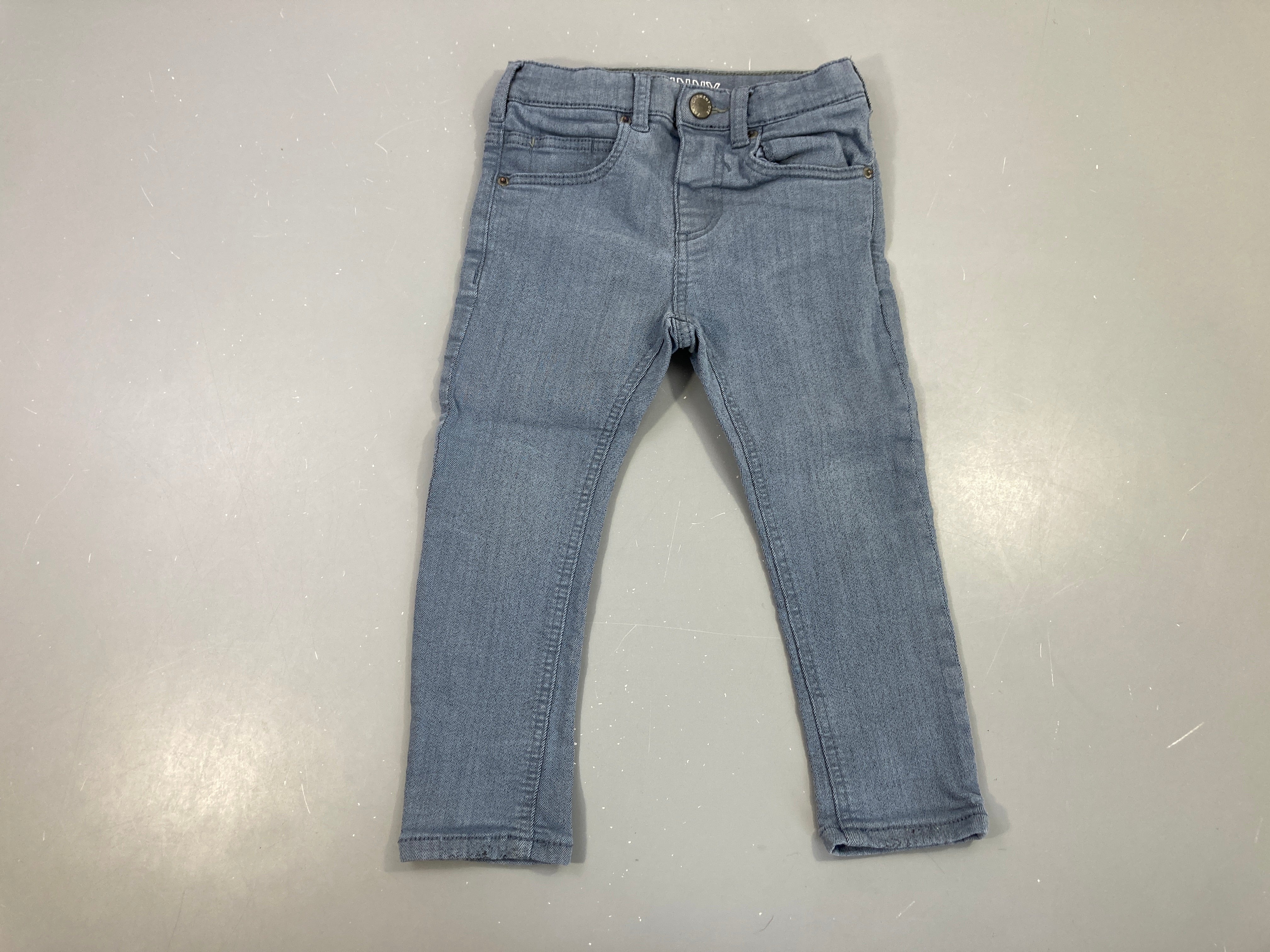 Jegging denim gris bleuté