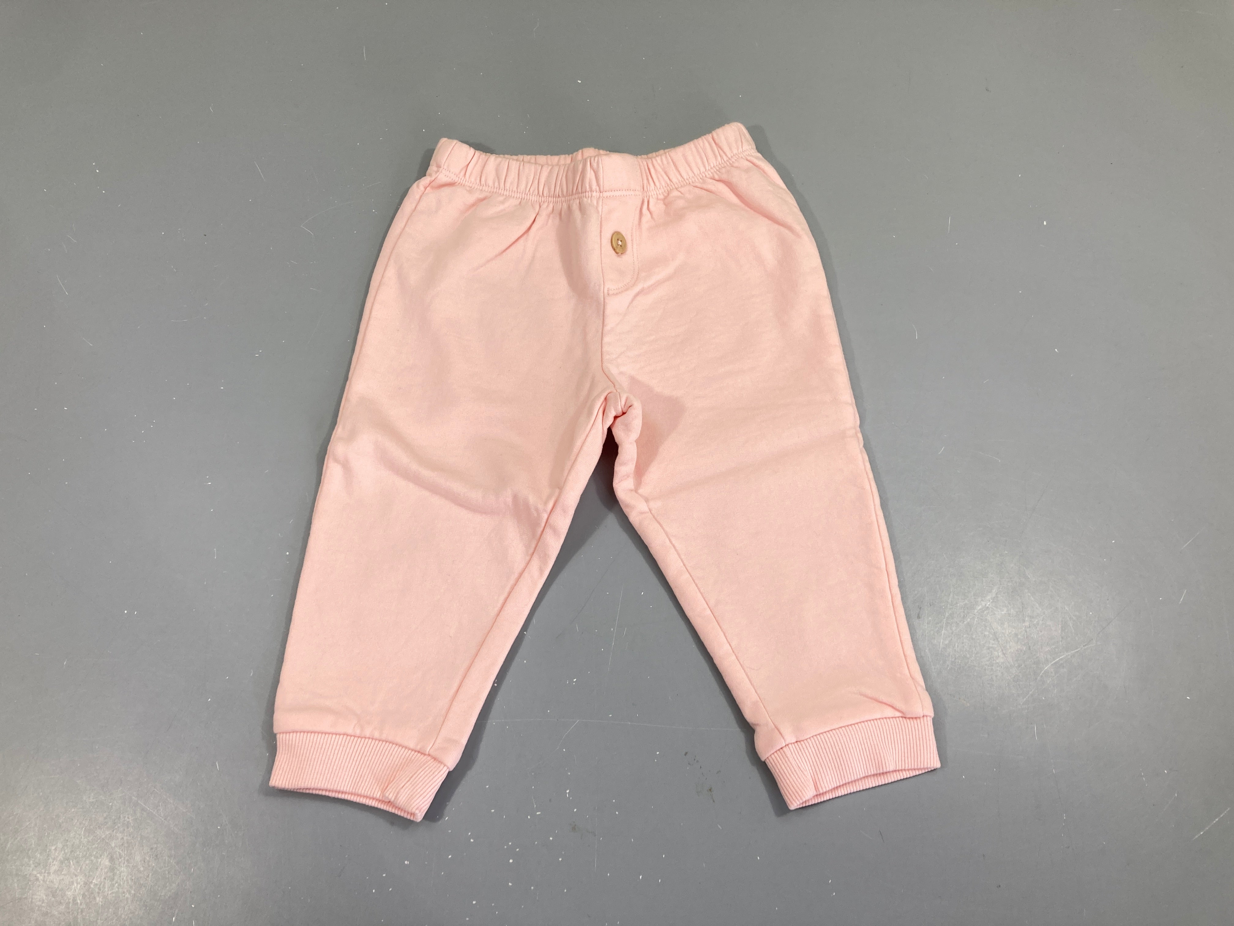 Pantalon training rose pâle