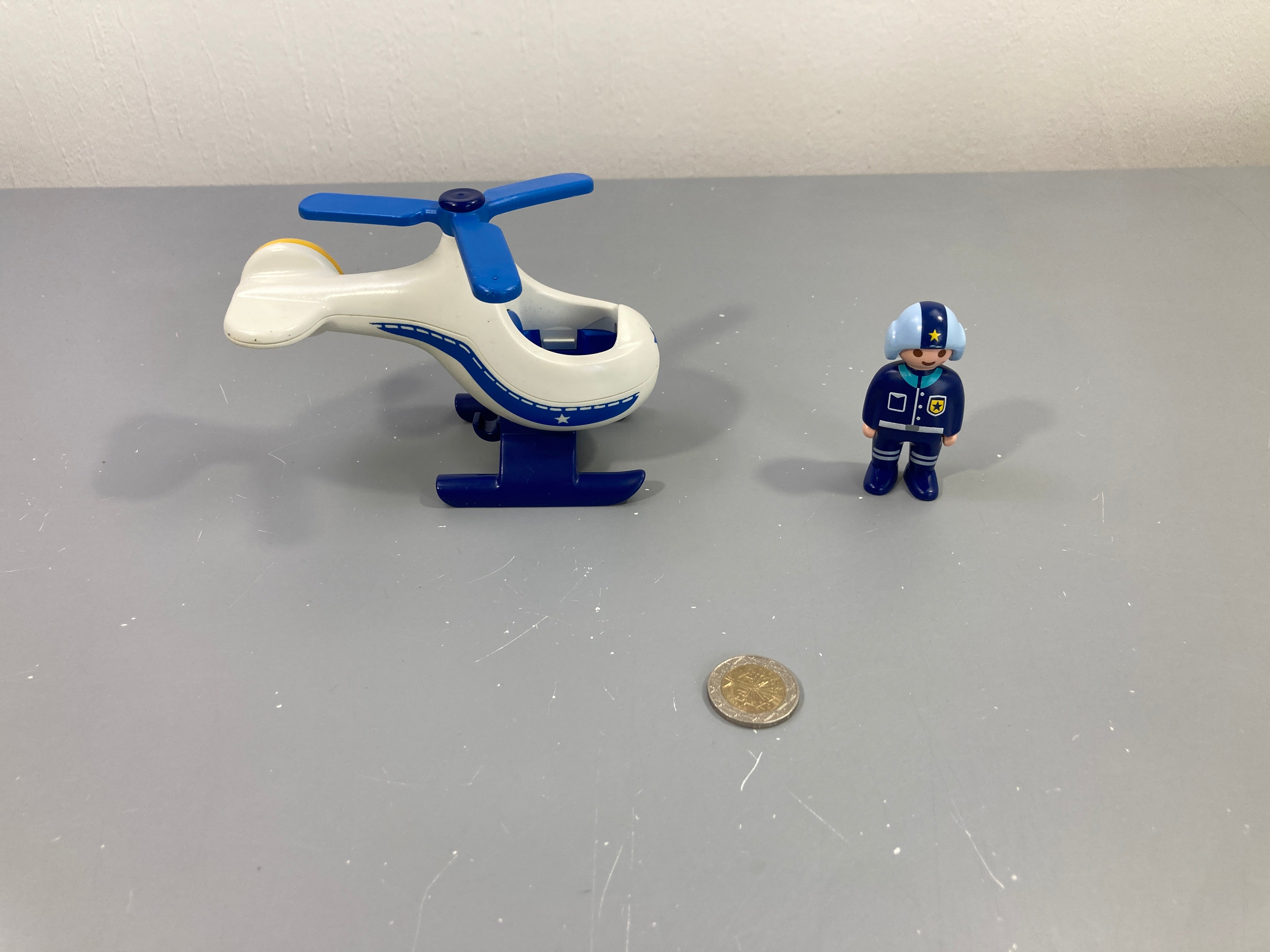 PLAYMOBIL 1,2,3 9383 L'hélicoptère de Police