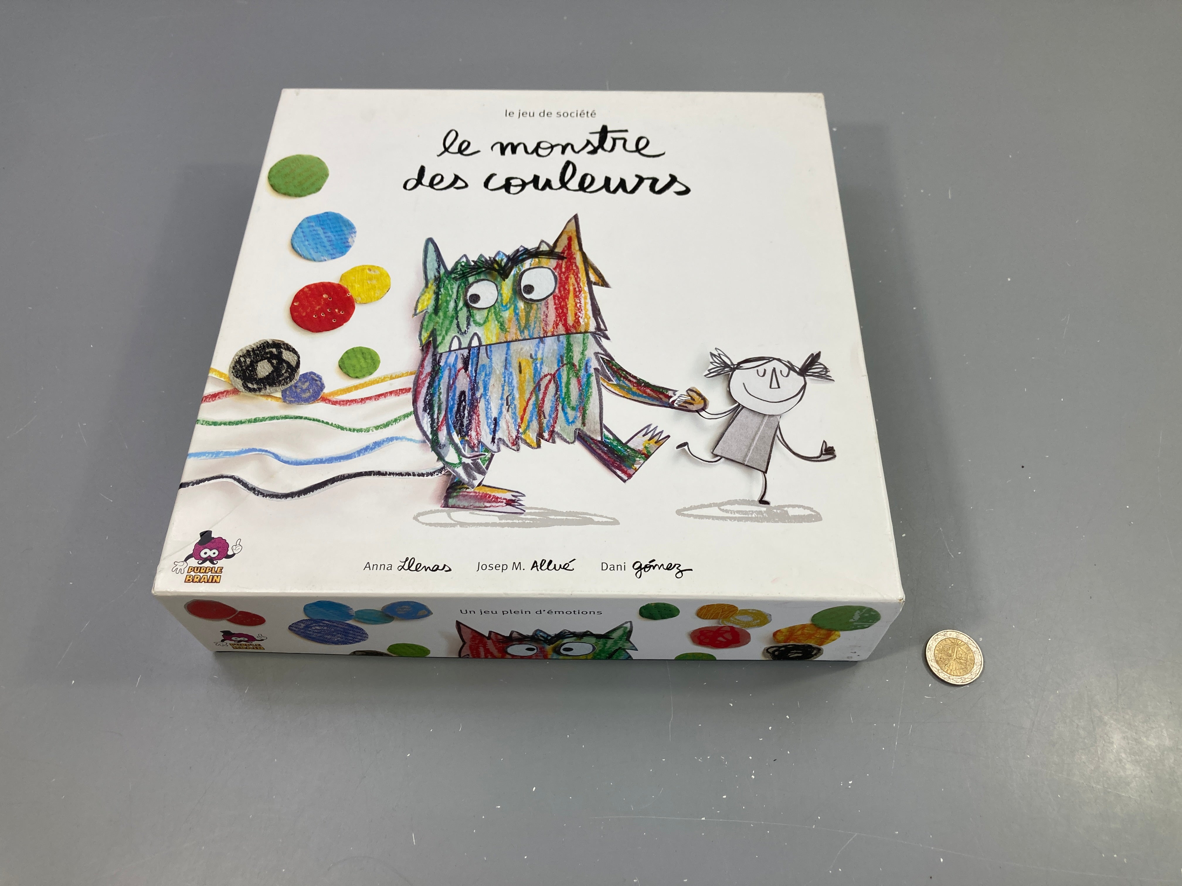 Complet le jeu de société le monstre des couleurs, 3+