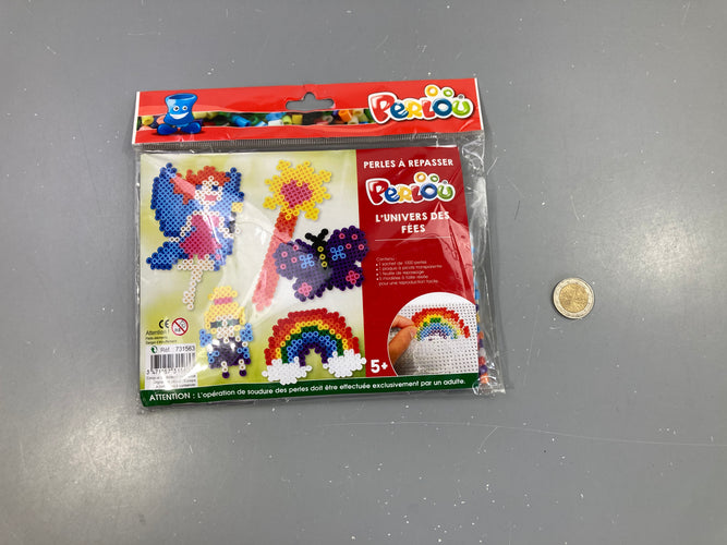 NEUF perles à repasser l'univers des fées, 5+, moins cher chez Petit Kiwi