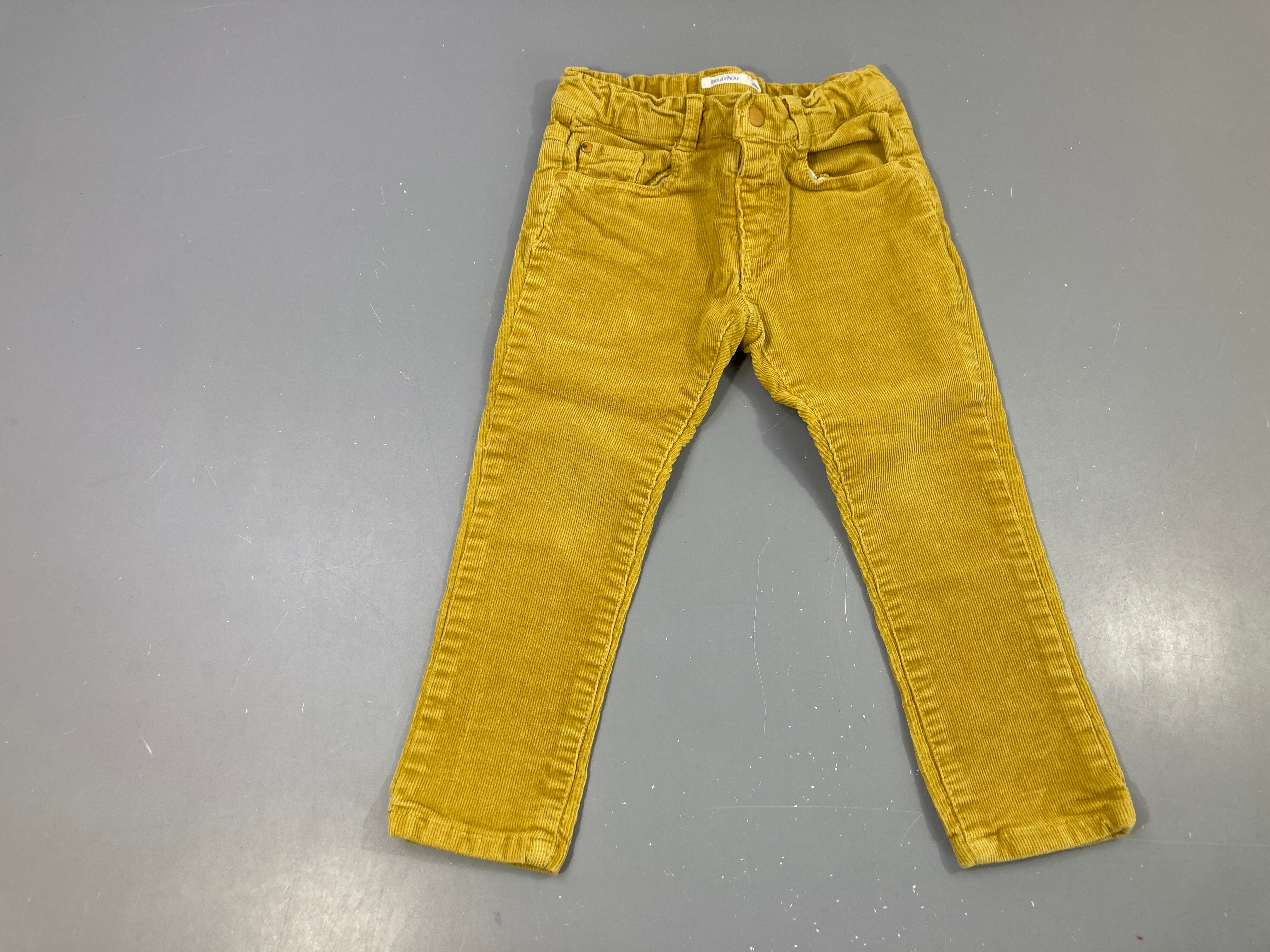 Pantalon velours jaune