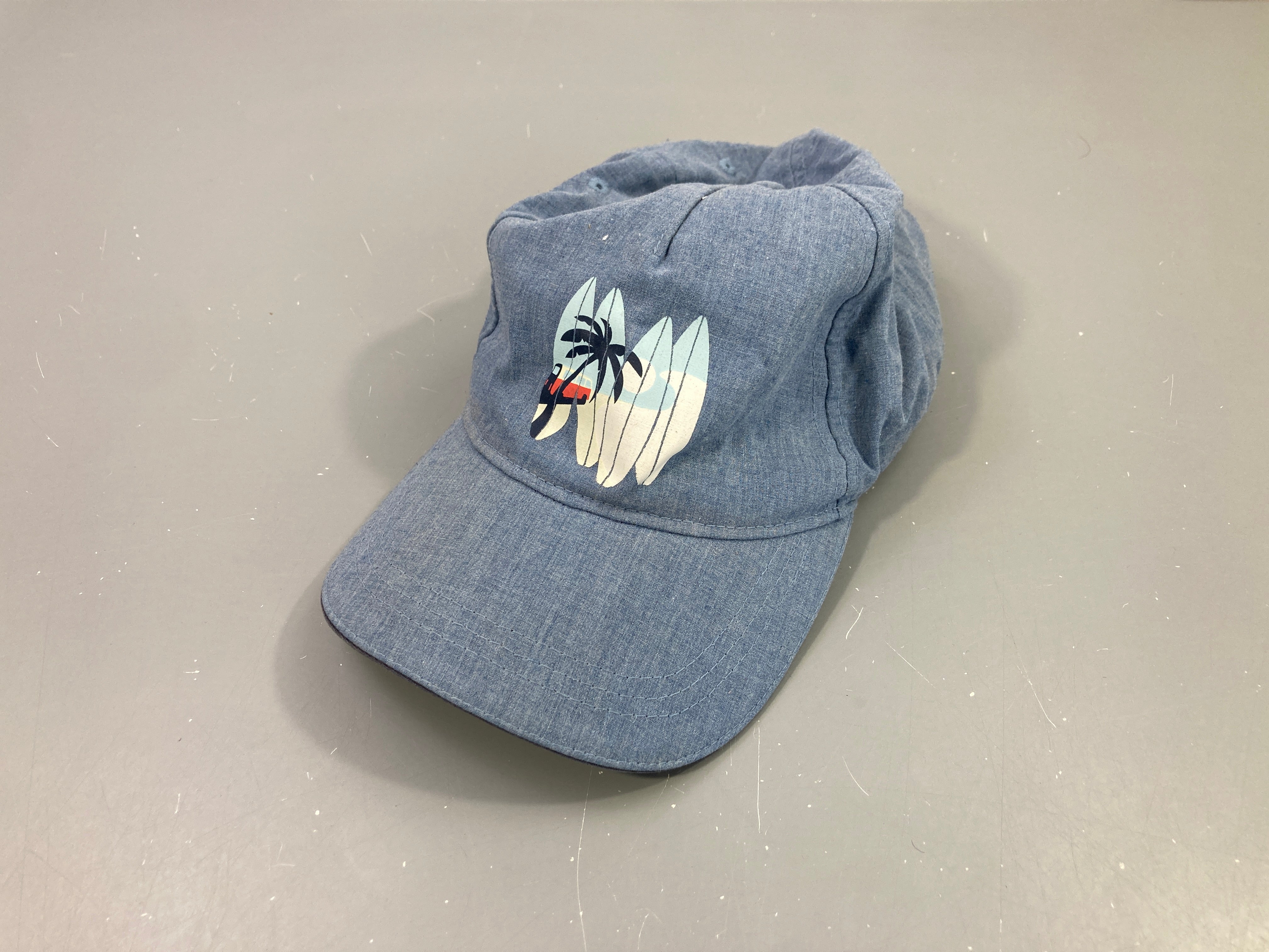 Casquette denim surf