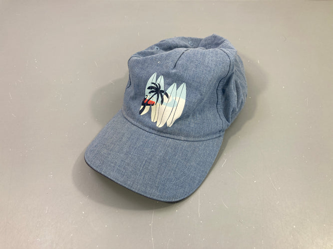 Casquette denim surf, moins cher chez Petit Kiwi