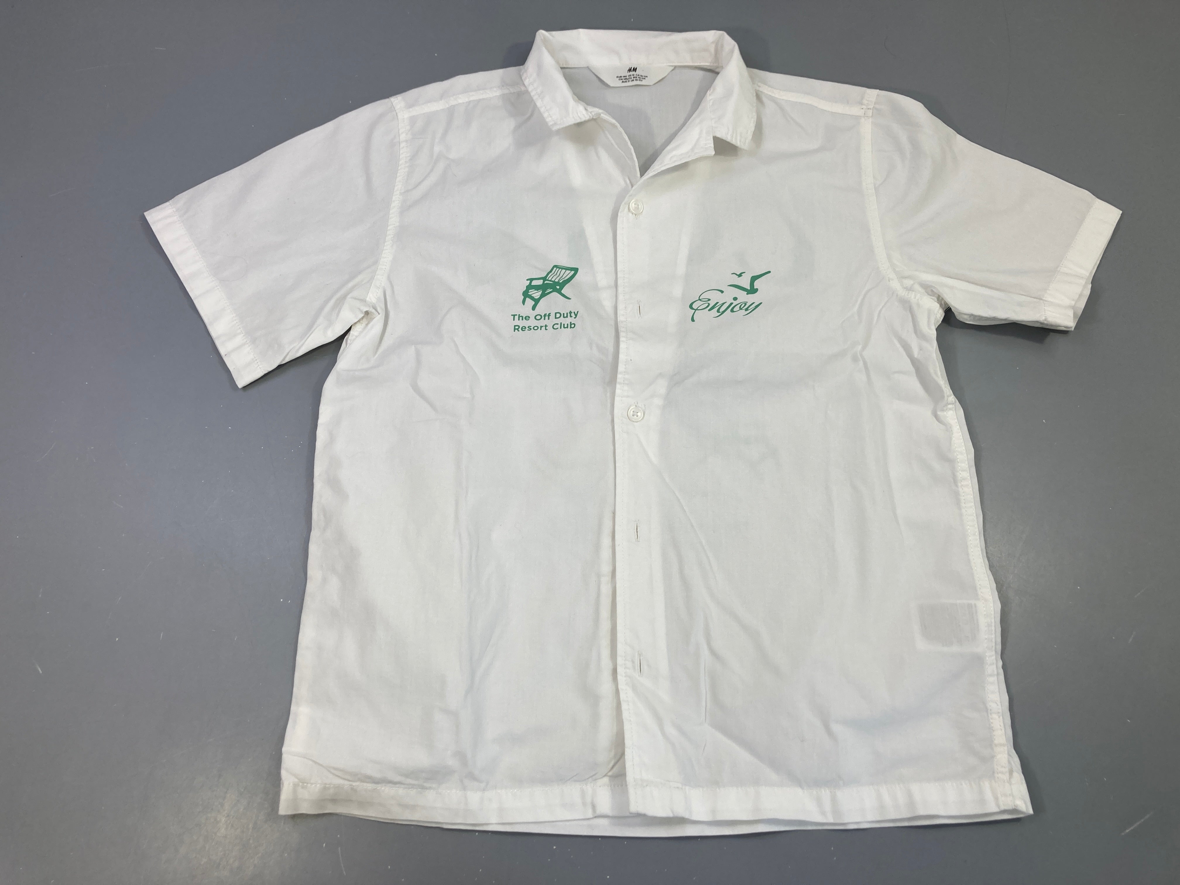 Chemise m.c blanc Enjoy