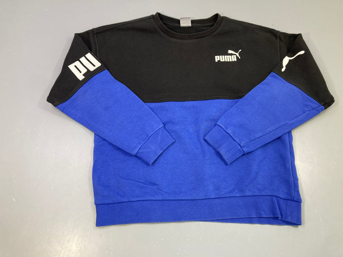Sweat noir/bleu puma, moins cher chez Petit Kiwi
