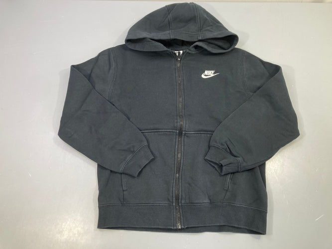 Sweat zippé noir à capuche Nike, moins cher chez Petit Kiwi