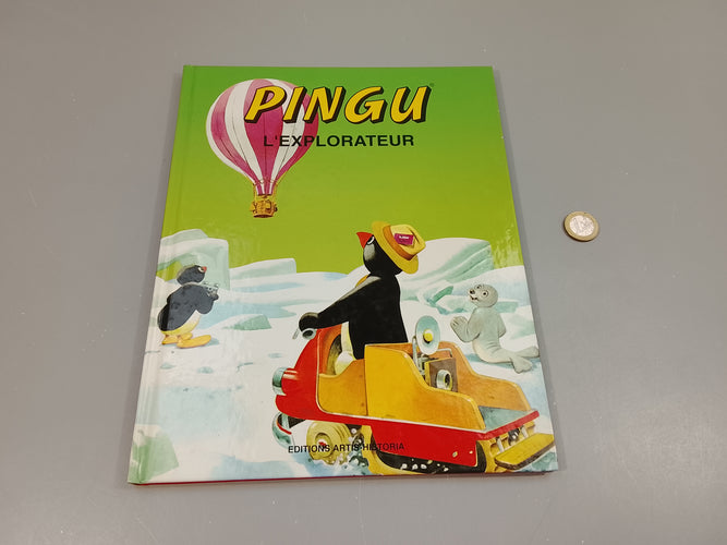 Pingu l'explorateur (certaines pages collantes dû aux autocollants), moins cher chez Petit Kiwi