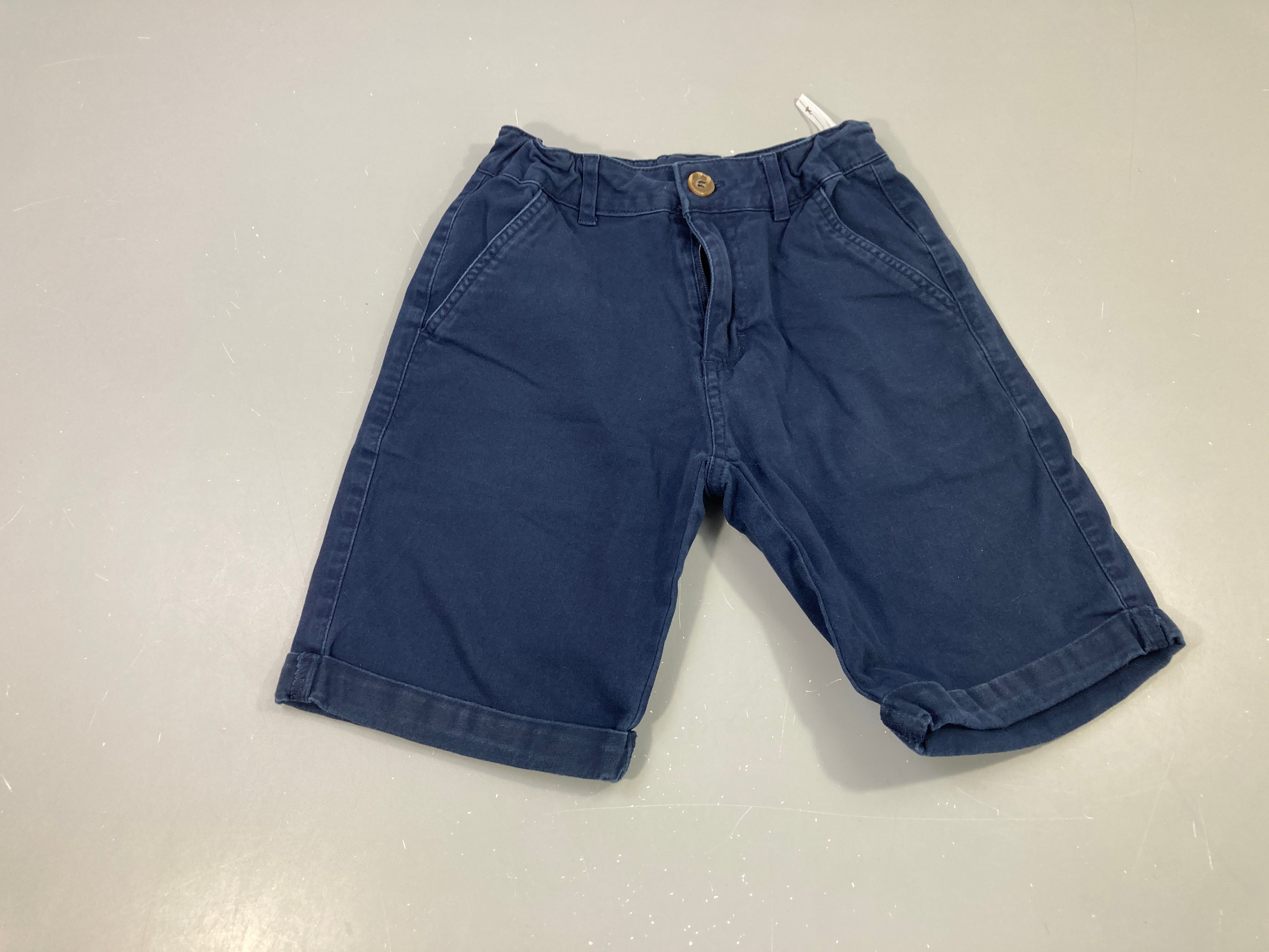 Bermuda chino bleu foncé