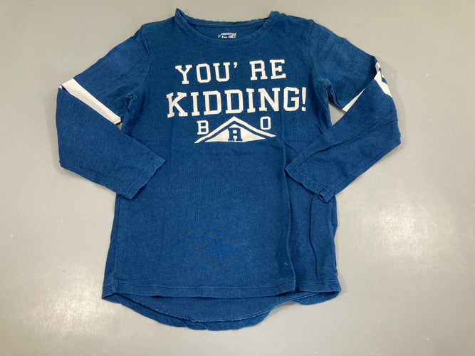T-shirt m.l bleu foncé you're kidding!, moins cher chez Petit Kiwi