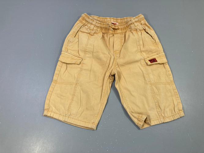 Bermuda jaune cargo, moins cher chez Petit Kiwi