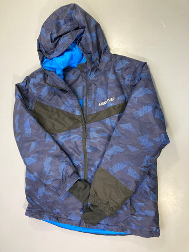 Veste de ski zippée bleu foncé motifs Crivit à capuche, moins cher chez Petit Kiwi