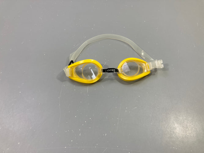 Lunettes de natation jaune intex, moins cher chez Petit Kiwi