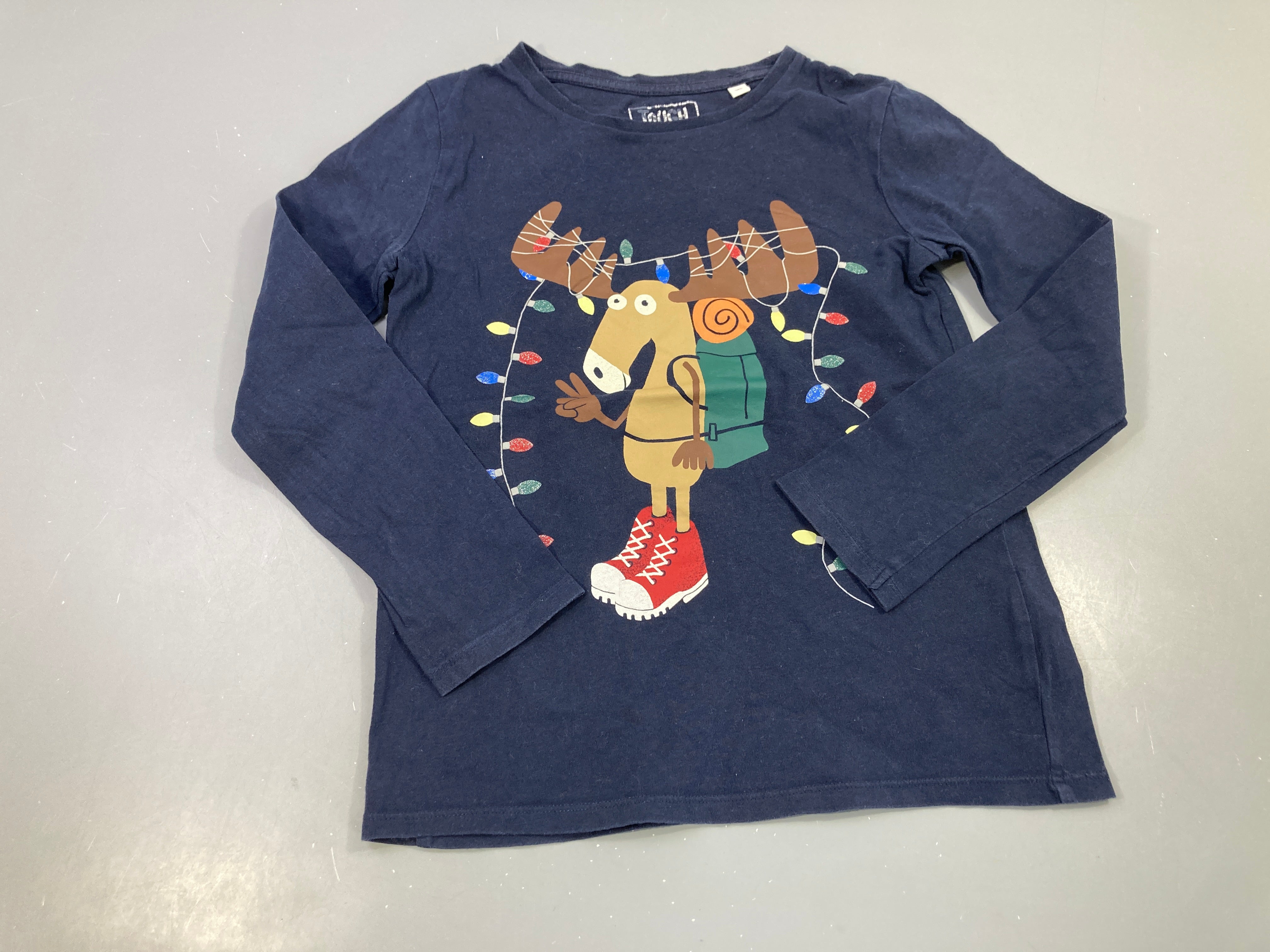 T-shirt m.l bleu foncé Renne