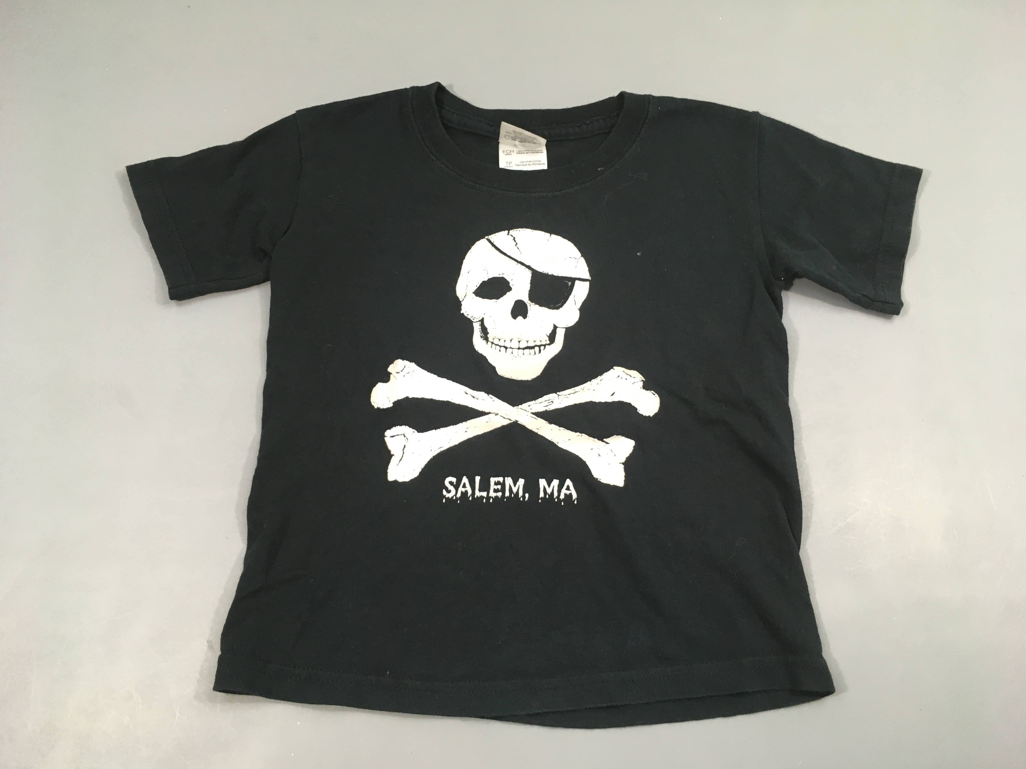 T-shirt m.c noir crane