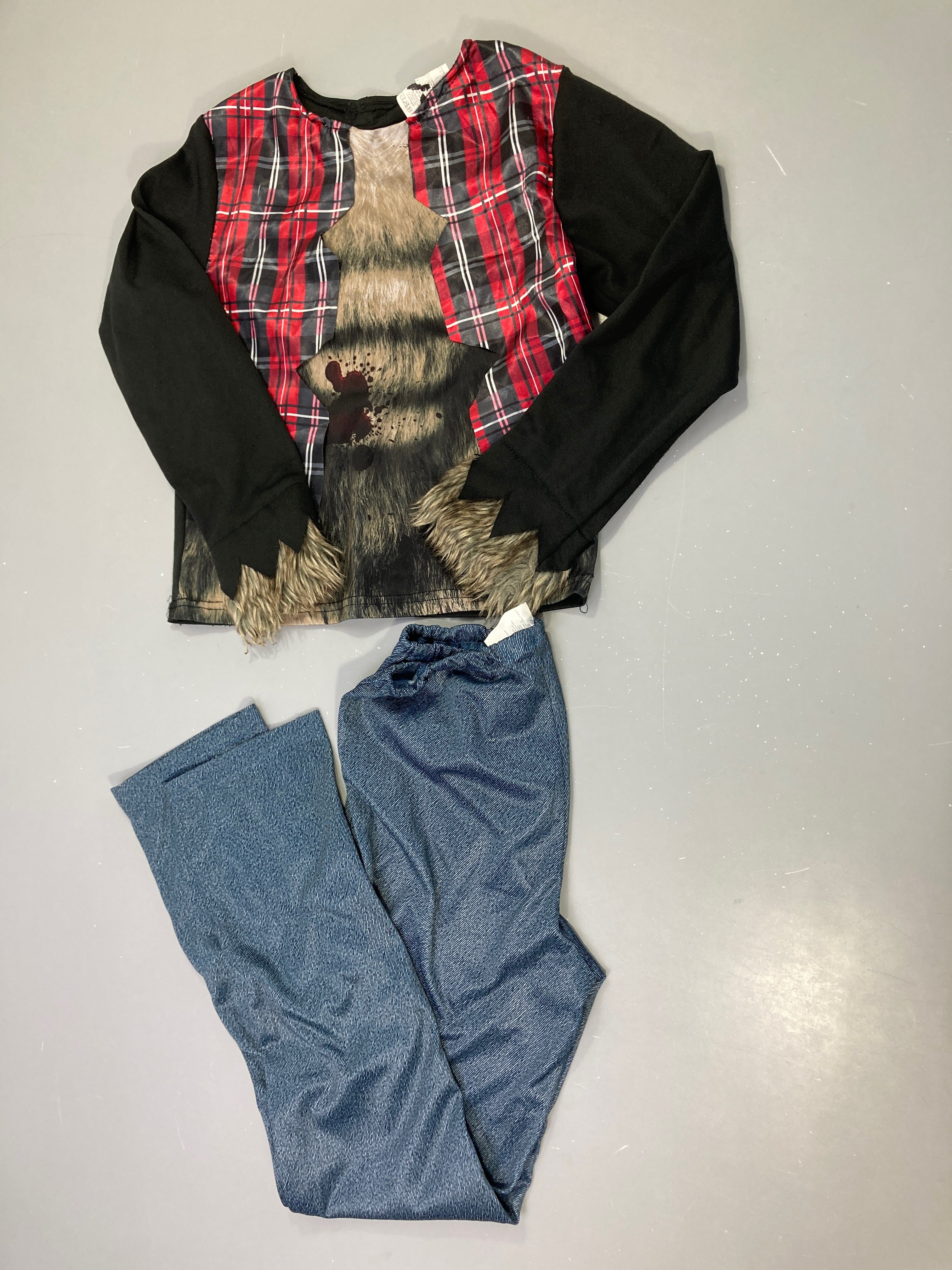 Costume Loup-garou-petis accrocs dans le haut