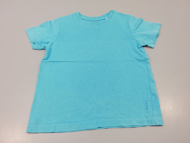 T-shirt m.c bleu turquoise, moins cher chez Petit Kiwi