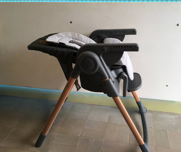 Minla Chaise haute réglable et évolutive, 0-14 ans, 60 kg max, moins cher chez Petit Kiwi