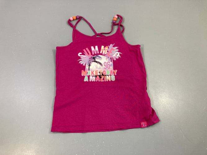 T-shirt s.m fines bretelles rose, summer, moins cher chez Petit Kiwi