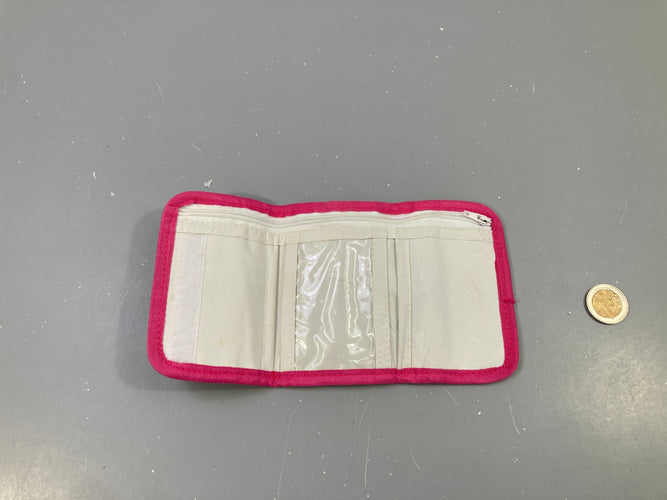 Porte feuille rose licorne, moins cher chez Petit Kiwi