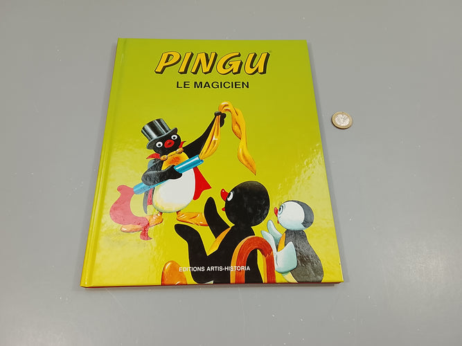 Pingu le magicien (certaines pages collantes dû aux autocollants), moins cher chez Petit Kiwi