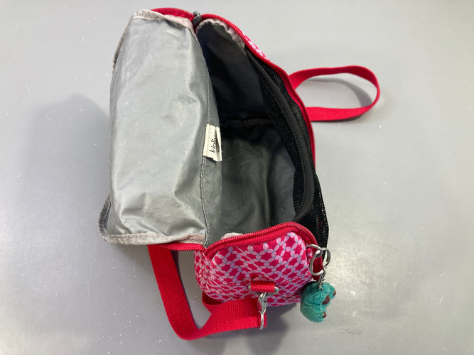 Ensemble Kipling-Cartable en parfait état + prote.ction pluie + Lunch Box (traces d'usure intérieur mais n'altère pas l'efficacité) mini réparation +  Sac de pisicine/gym + Plumier, moins cher chez Petit Kiwi