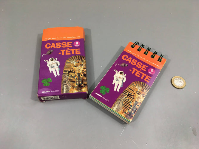 Casse-tête-Un jeu pour tester tes connaissances +9a, moins cher chez Petit Kiwi