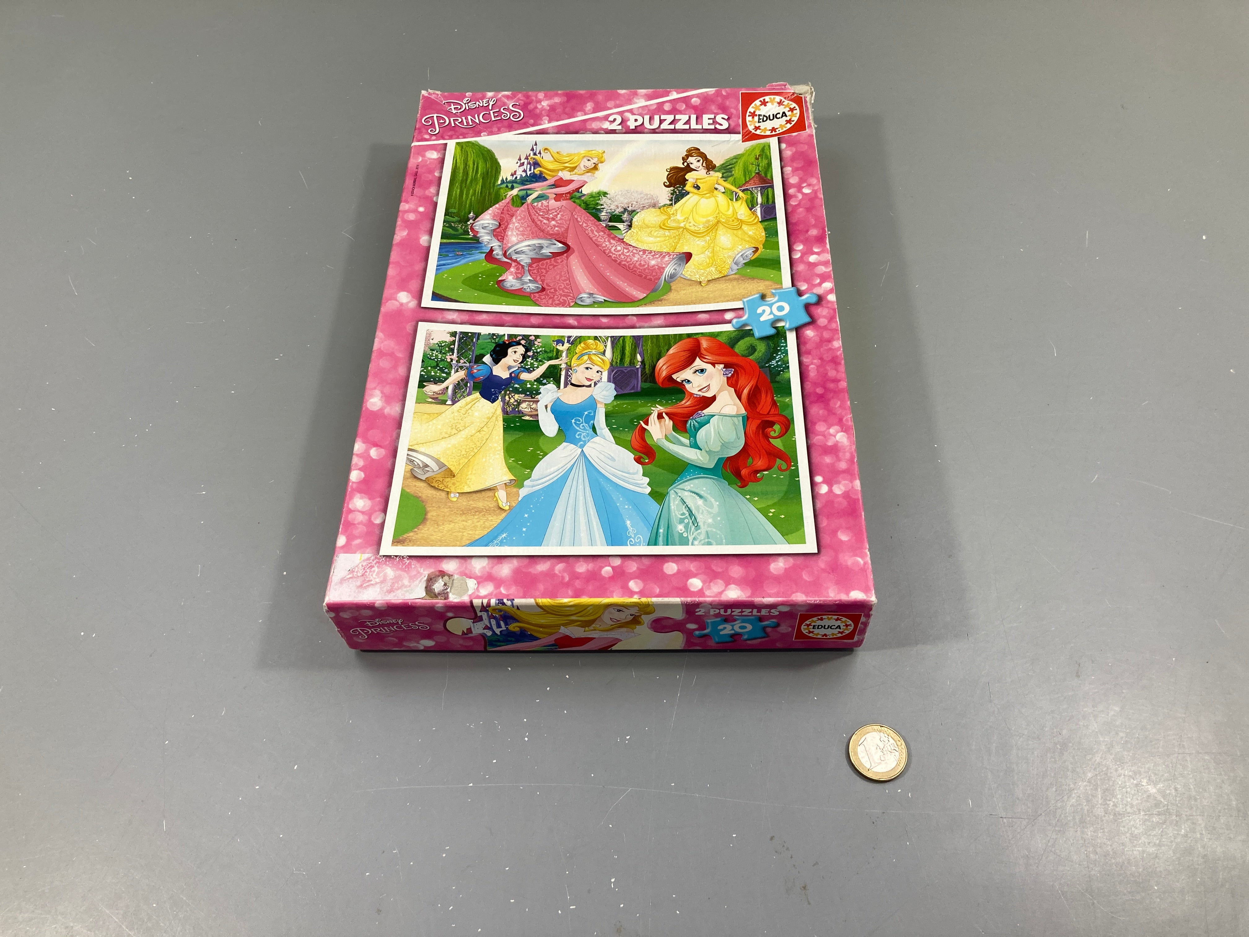 2 Puzzle Princesses 20pcs Complet!