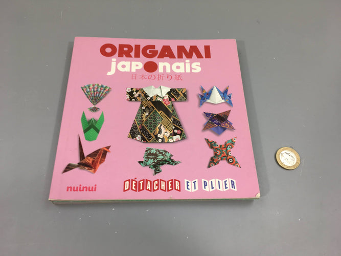Origami japonais, détacher et plier, une page détachée, moins cher chez Petit Kiwi