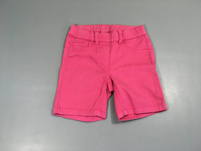 Short slim rose taille élastique, moins cher chez Petit Kiwi