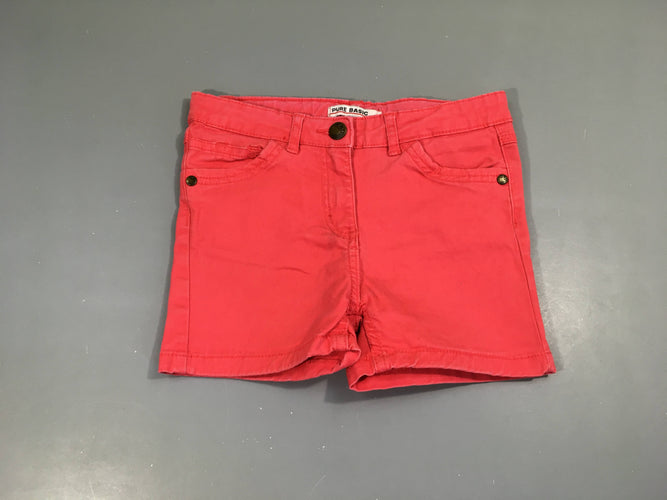 Short toile rose, moins cher chez Petit Kiwi