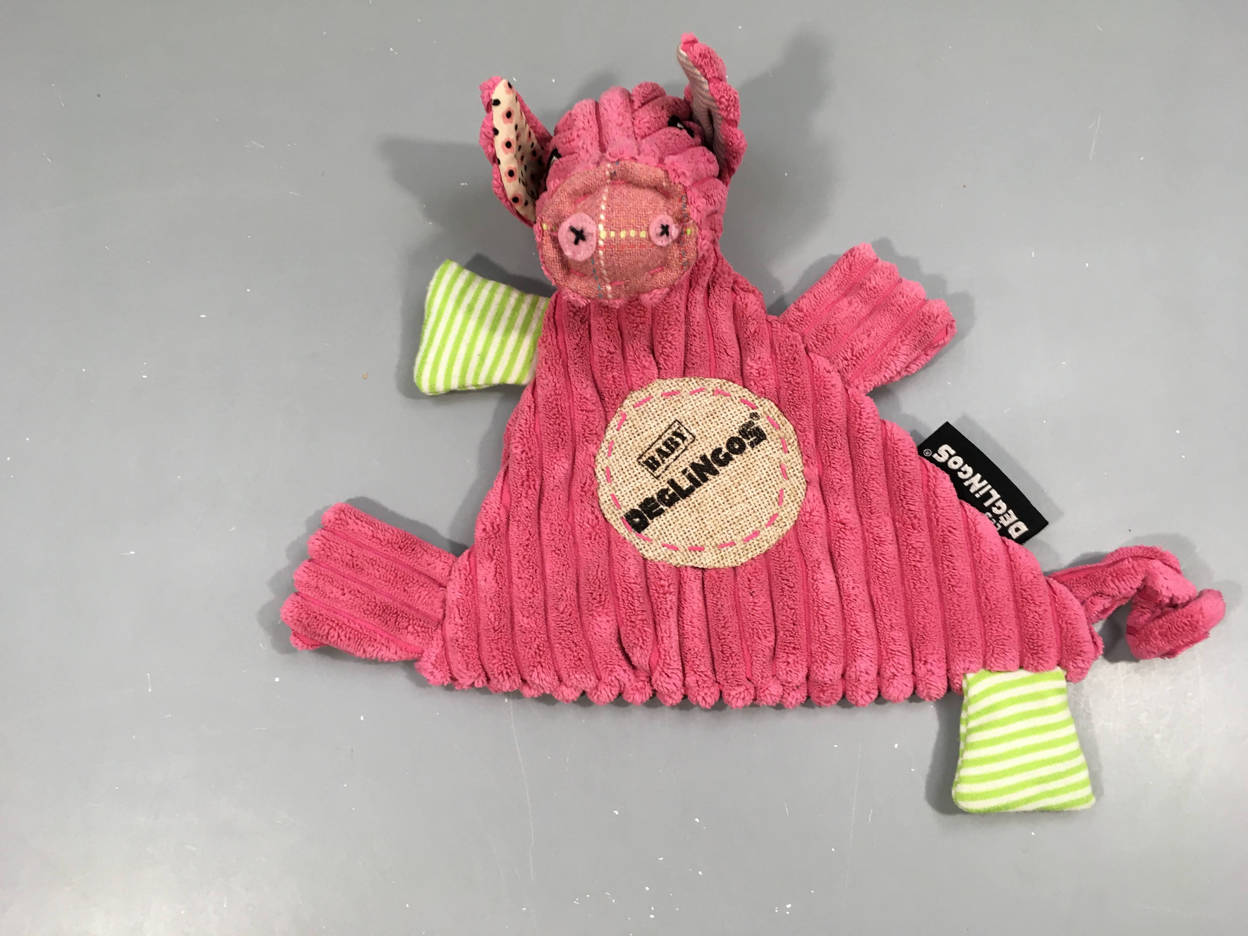 Doudou plat Jambonos le cochon, les Déglingos
