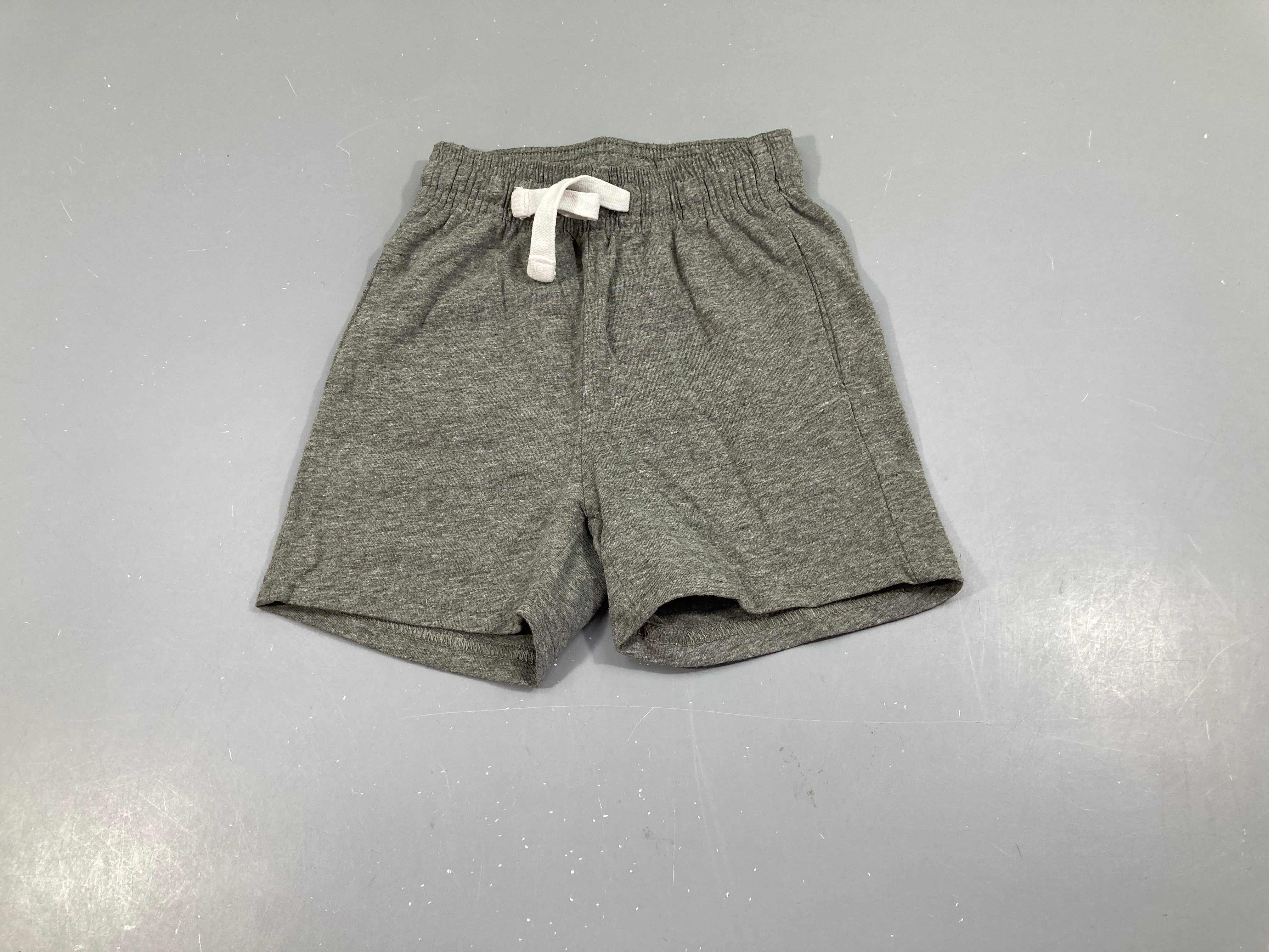 Short jersey gris chiné