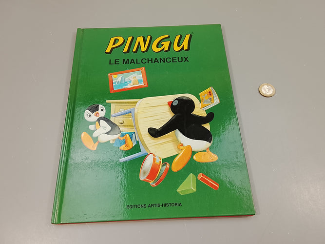 Pingu le malchanceux (certaines pages collantes dû aux autocollants), moins cher chez Petit Kiwi