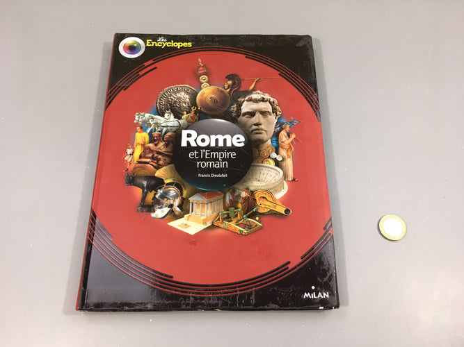 Rome et l'empire romain-Les encyclopédies-Couverture un peu usée bord, moins cher chez Petit Kiwi