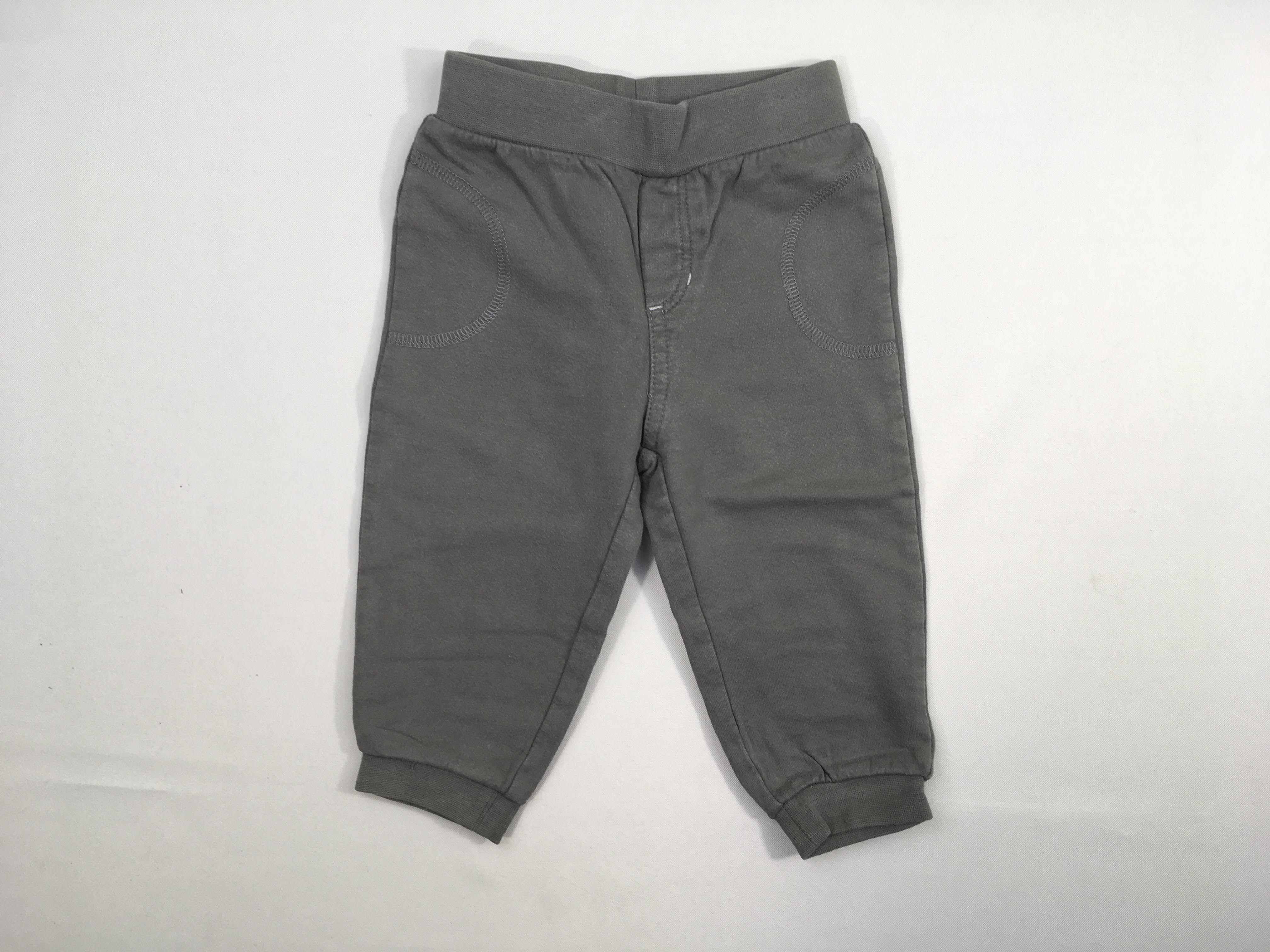 Pantalon molletongris, un peu bouloché