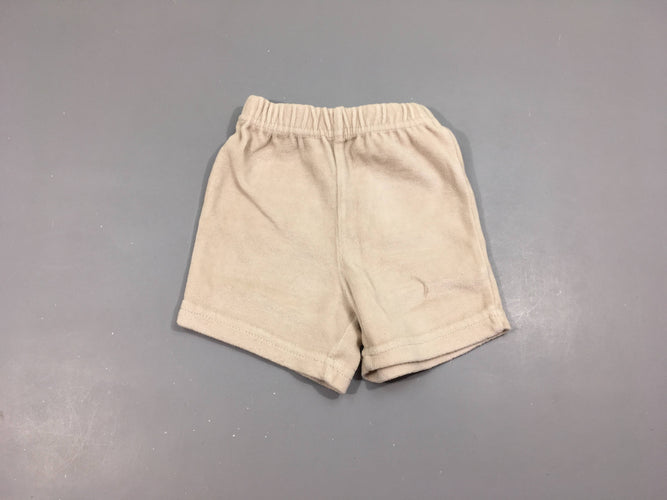 Short velours beige, moins cher chez Petit Kiwi