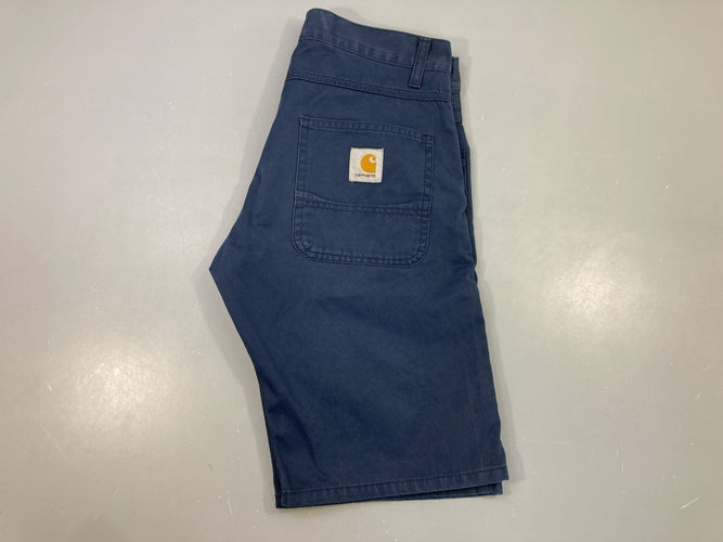 Bermuda bleu marine skill short wip, 30, Carhartt, moins cher chez Petit Kiwi