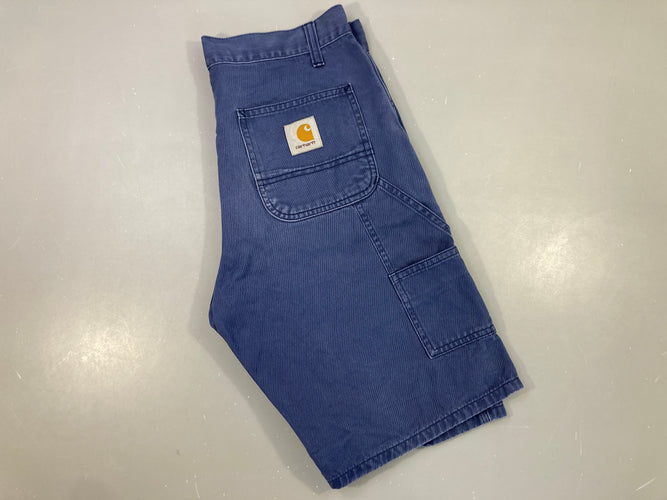 Bermuda bleu foncé ruck single knee short wip, 27, Carhartt, moins cher chez Petit Kiwi