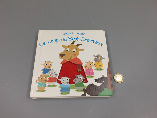 Le loup et les septs chevreaux, Contes à toucher, moins cher chez Petit Kiwi