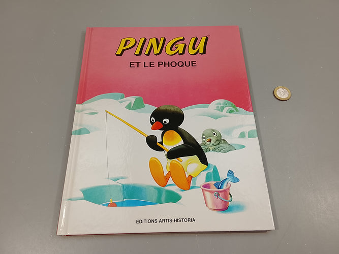 Pingu et le phoque (certaines pages collantes dû aux auto-ollants), moins cher chez Petit Kiwi