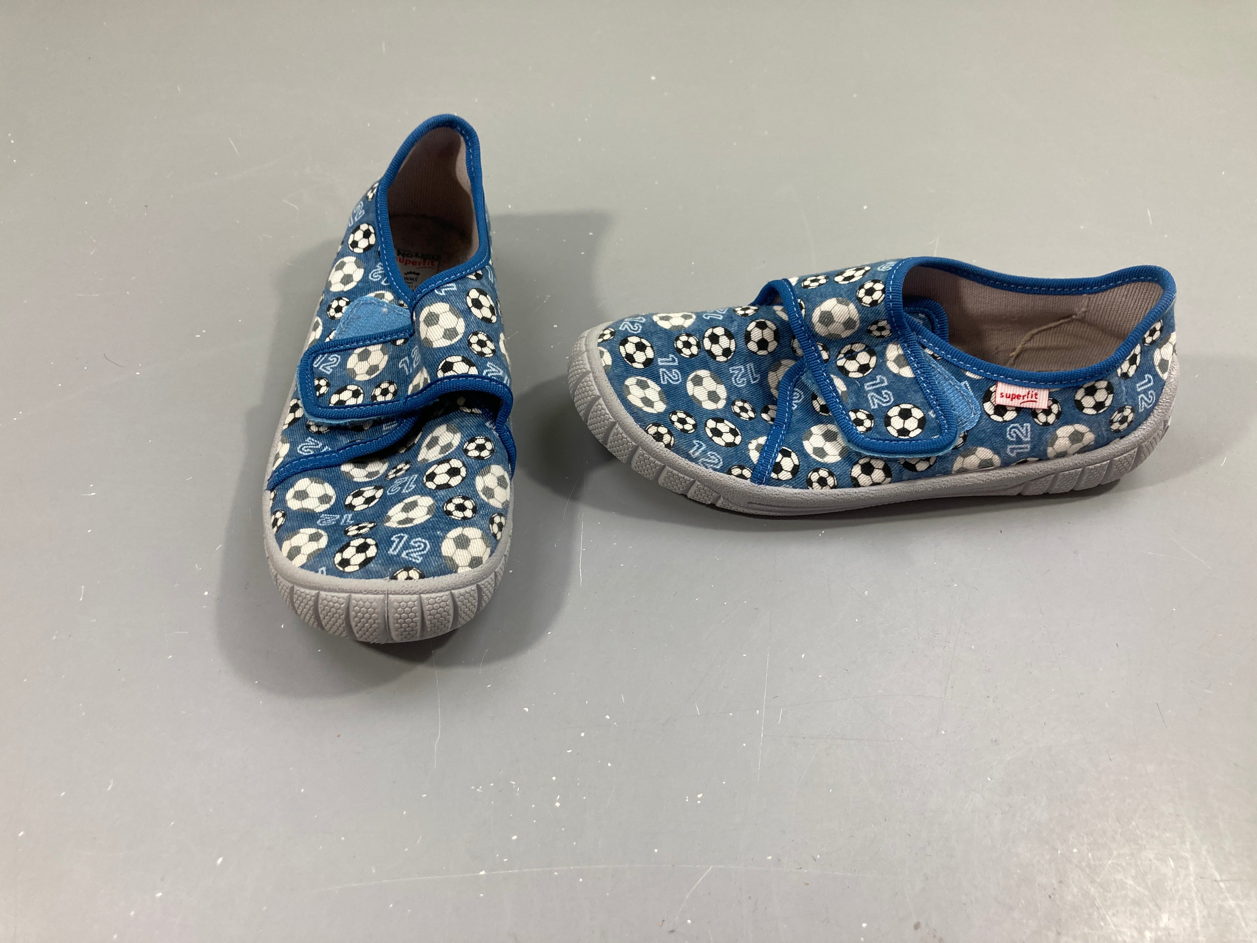Pantoufles bleu foot, Superfit, 32