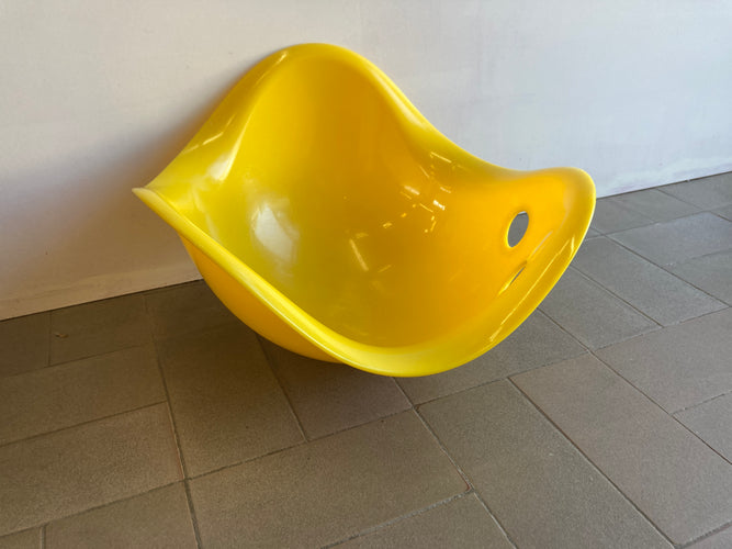 Bilibo jaune- Jouet d'éveil et de motricité libre. + 2a à 7-8a- Trace d'usure normal, moins cher chez Petit Kiwi
