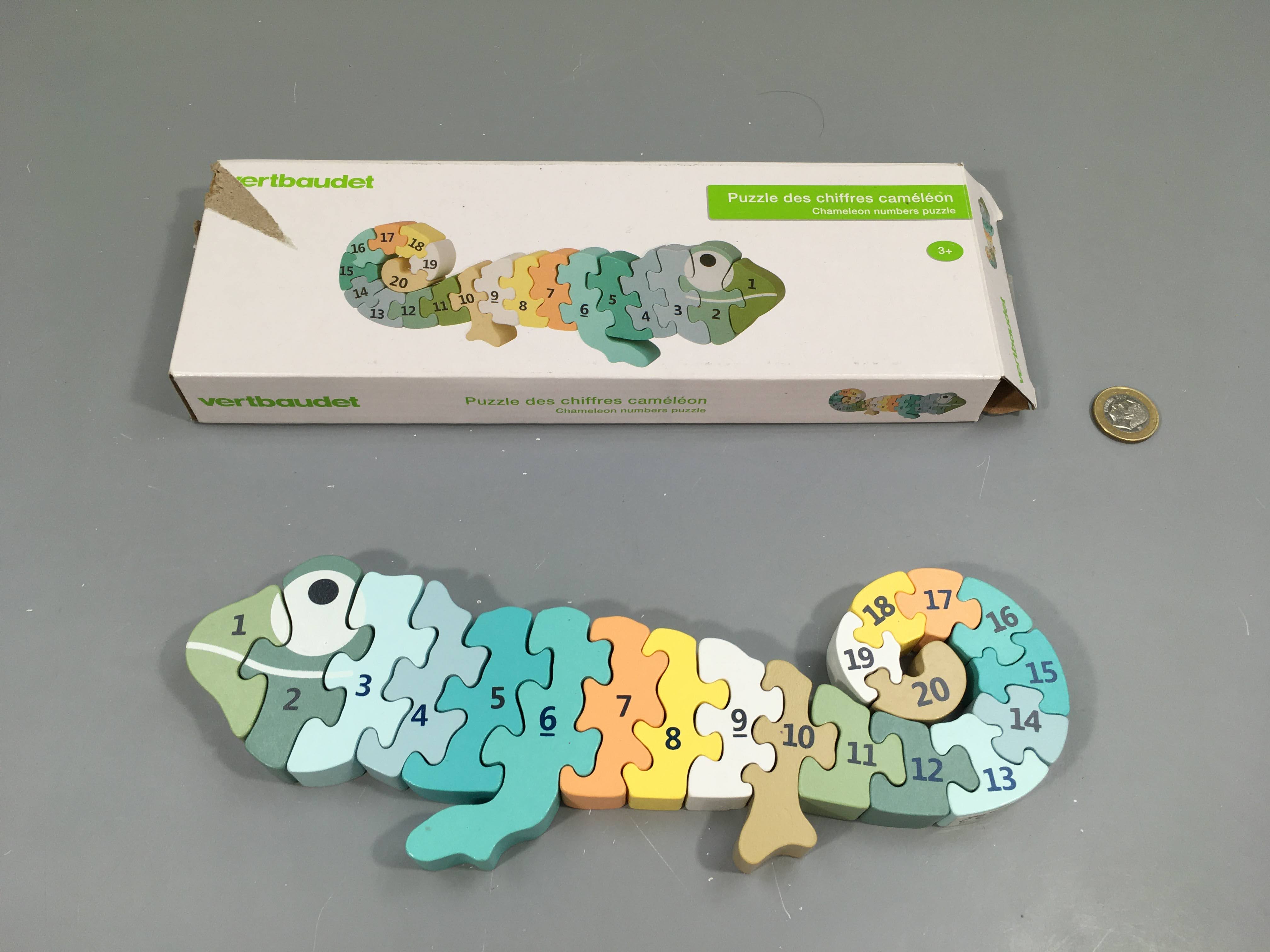 Puzzle des chiffres caméléon, +3a