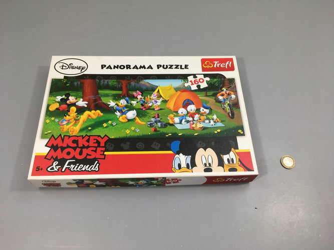 Puzzle panorama Mickey, 160pc, +5a, moins cher chez Petit Kiwi